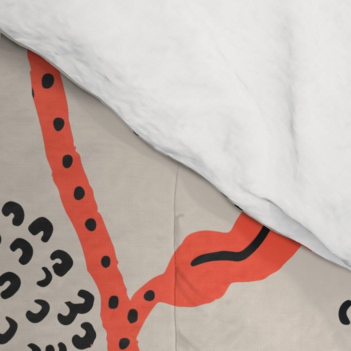 LA VILLE VINE CORAL Comforter Gallery Image 4
