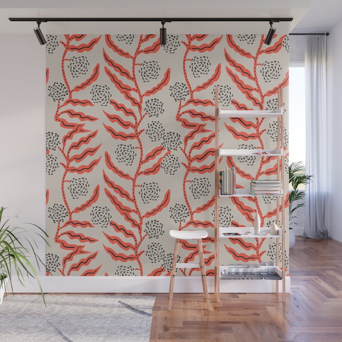 LA VILLE VINE CORAL Wall Mural Gallery Image 1