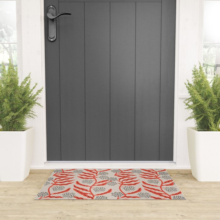 LA VILLE VINE CORAL Welcome Mat Gallery Image 3