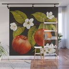 Apples Botanical Art 1 Wall Mural Gallery Image 1