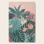 Tropical Tendencies on Peach and Green Cutting Board Gallery Image 1
