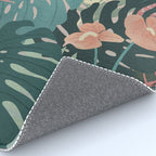 Tropical Tendencies on Peach and Green Rug Gallery Image 4
