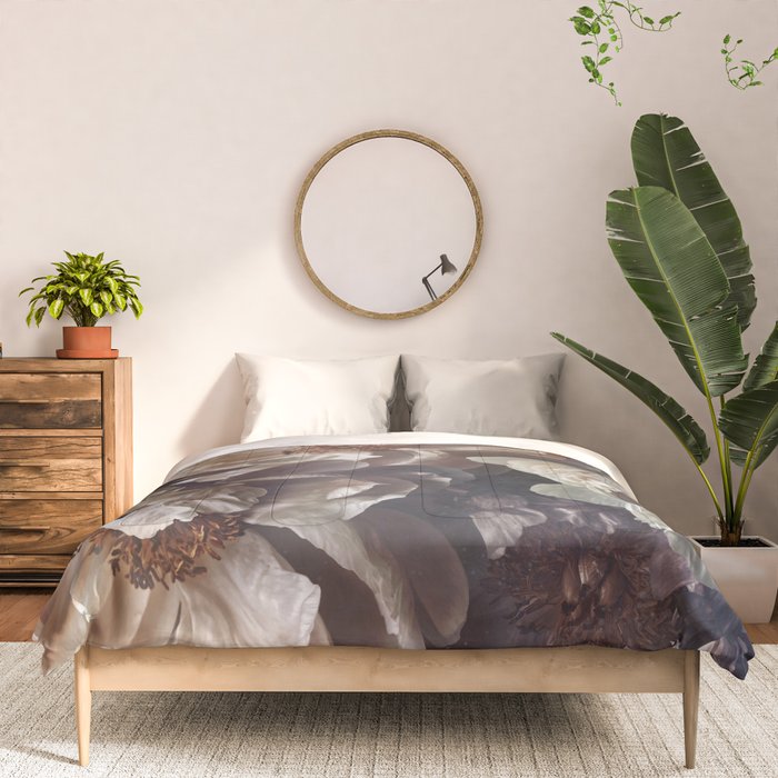 Midnight Peonies  Comforter Gallery Image 3