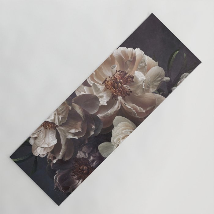 Midnight Peonies  Yoga Mat Gallery Image 1