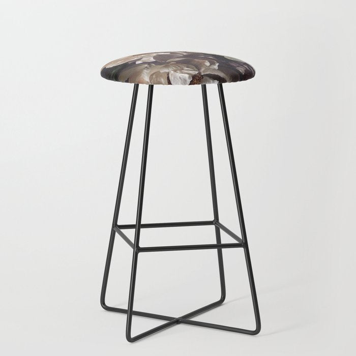Midnight Peonies  Stool Gallery Image 1