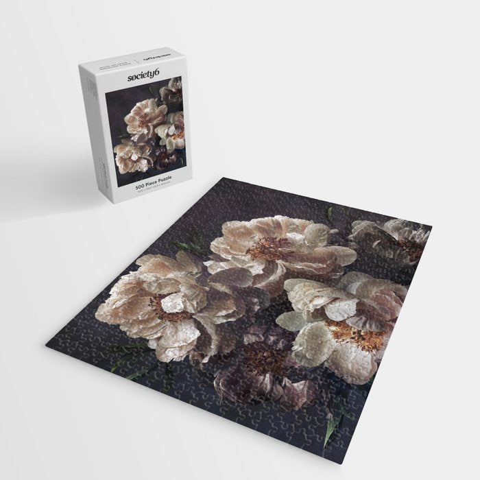 Midnight Peonies  Jigsaw Puzzle Gallery Image 2