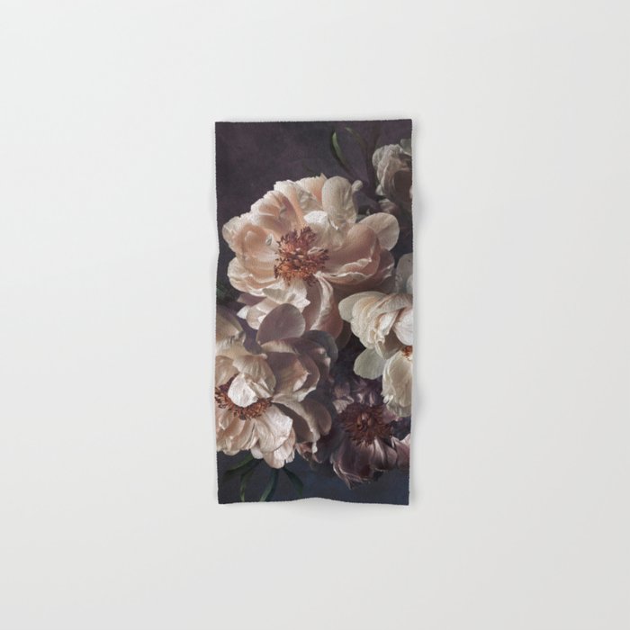 Midnight Peonies  Bath Towel Gallery Image 1