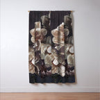Midnight Peonies  Window Curtain Gallery Image 3