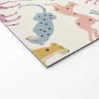 Leopard Rainbows Welcome Mat Gallery Image 2