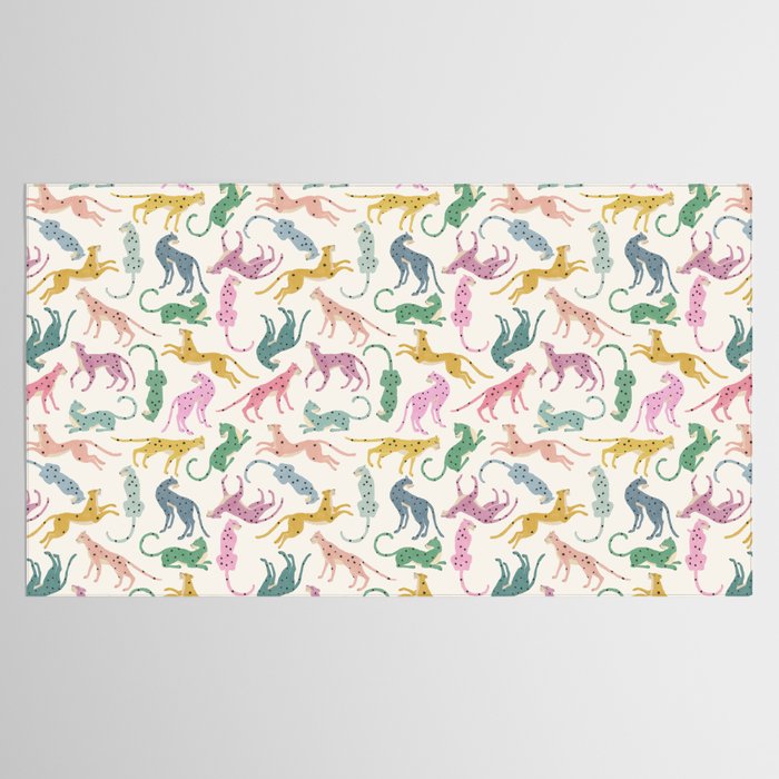 Leopard Rainbows Tablecloth Gallery Image 2