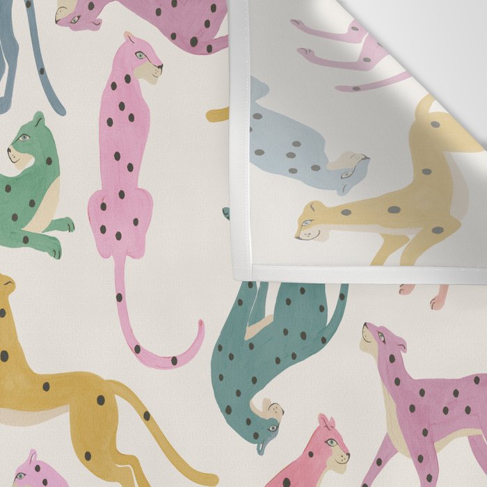 Leopard Rainbows Wall Tapestry Gallery Image 3