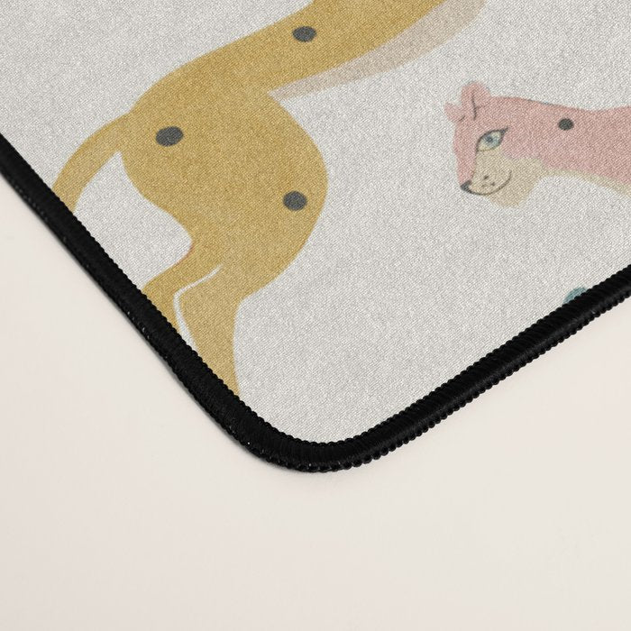 Leopard Rainbows Desk Mat Gallery Image 4