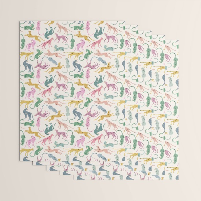 Leopard Rainbows Wrapping Paper Gallery Image 3