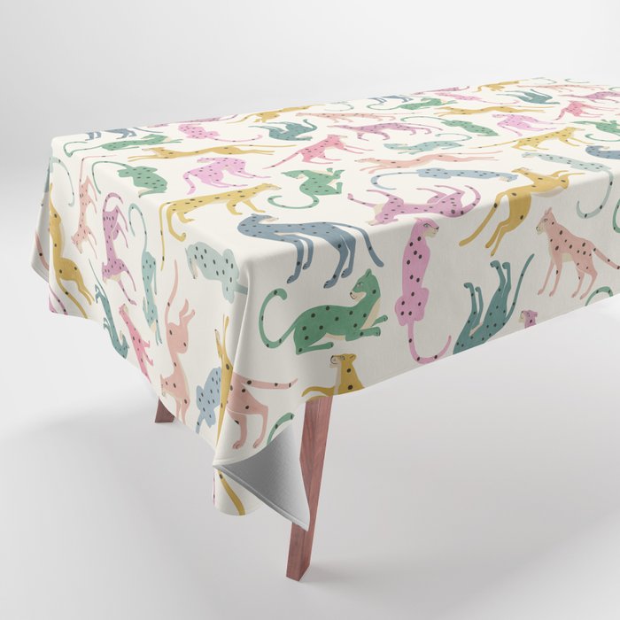 Leopard Rainbows Tablecloth Gallery Image 1