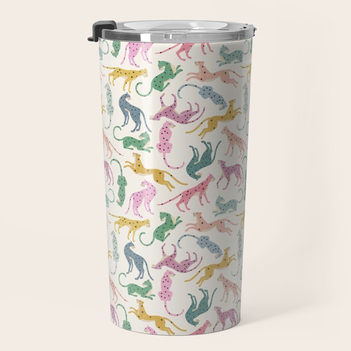 Leopard Rainbows Travel Mug Gallery Image 3
