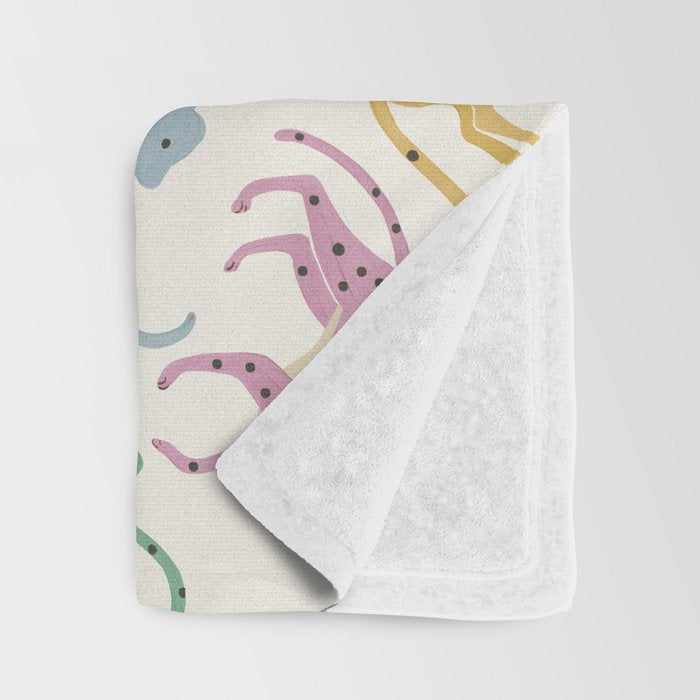 Leopard Rainbows Throw Blanket Gallery Image 3