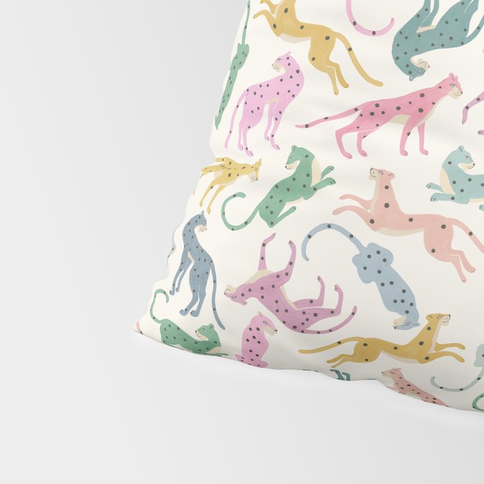 Leopard Rainbows Pillow Sham Gallery Image 4