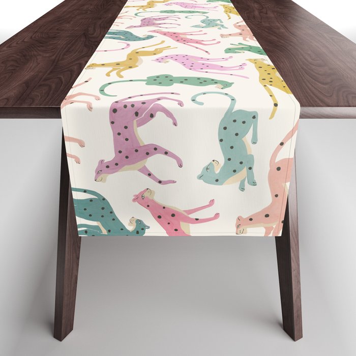 Leopard Rainbows Table Runner Gallery Image 1