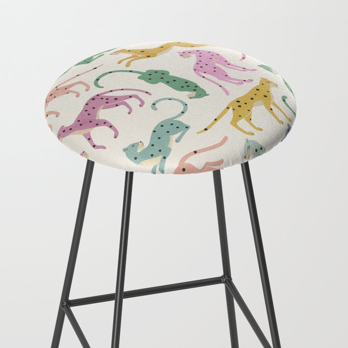Leopard Rainbows Stool Gallery Image 2