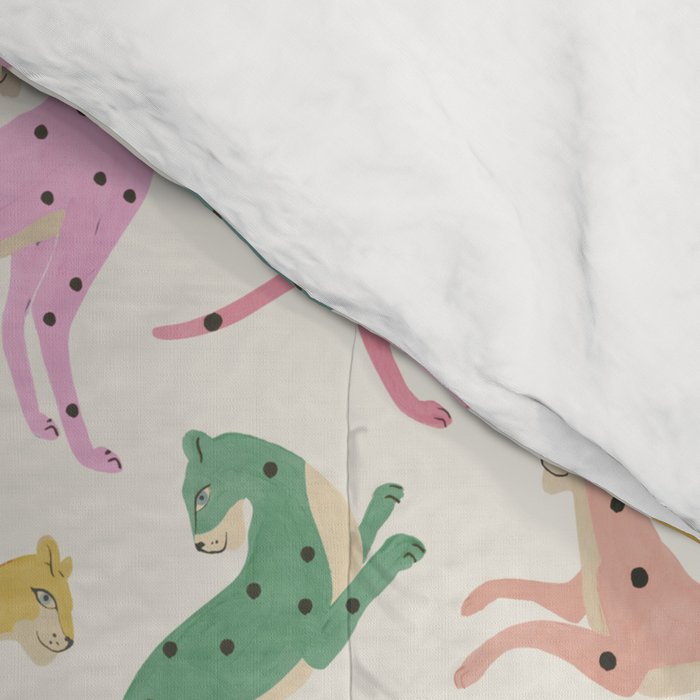 Leopard Rainbows Comforter Gallery Image 4