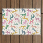 Leopard Rainbows Outdoor Rug Gallery Image 1