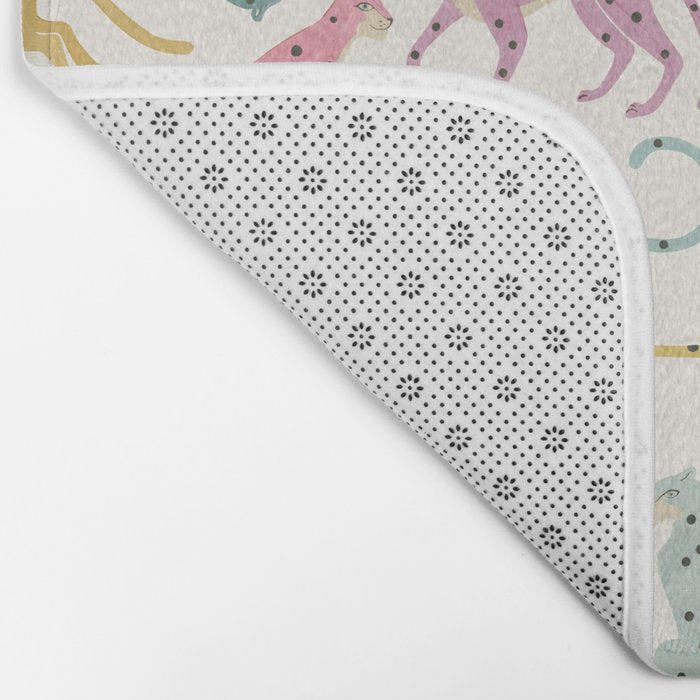 Leopard Rainbows Bath Mat Gallery Image 2