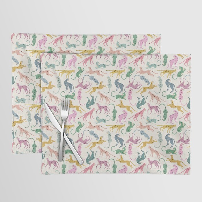 Leopard Rainbows Placemat Gallery Image 1