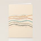 "I Hope In Hallways And Parking Lots You Can Take A Moment To Breathe, To Loosen Your Shoulders And Know It Is Okay To Not Know Everything." Stationery Card Gallery Image 2