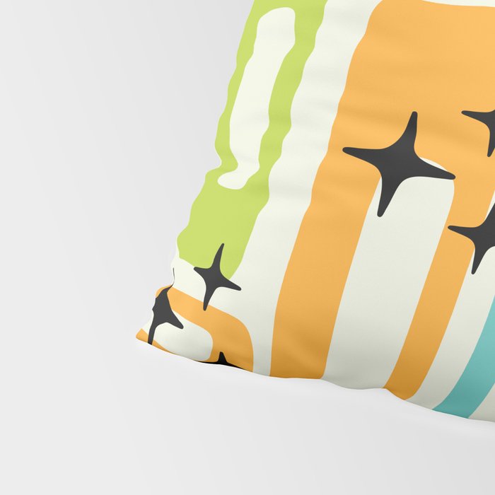 Mid Century Modern Scandinavian Pattern 245 Pillow Sham Gallery Image 4