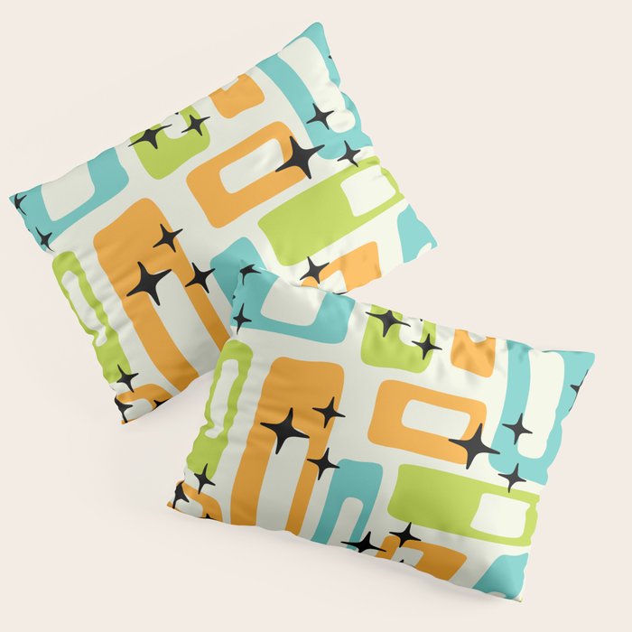 Mid Century Modern Scandinavian Pattern 245 Pillow Sham Gallery Image 1