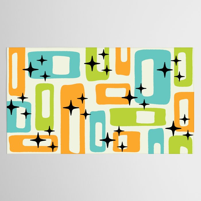 Mid Century Modern Scandinavian Pattern 245 Tablecloth Gallery Image 2