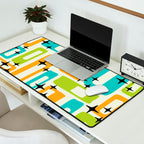 Mid Century Modern Scandinavian Pattern 245 Desk Mat Gallery Image 2