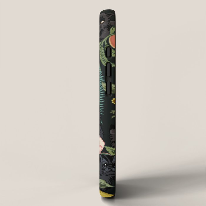 Botanical and Black Cats iPhone Case Gallery Image 2