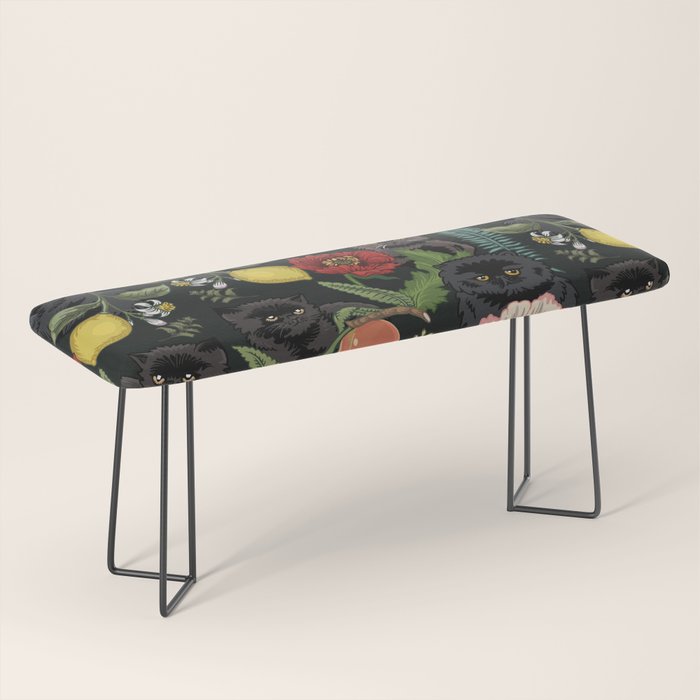 Botanical and Black Cats Bench Gallery Image 1