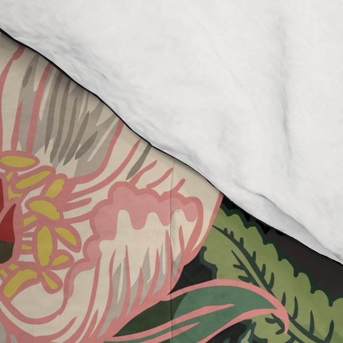 Botanical and Black Cats Comforter Gallery Image 4