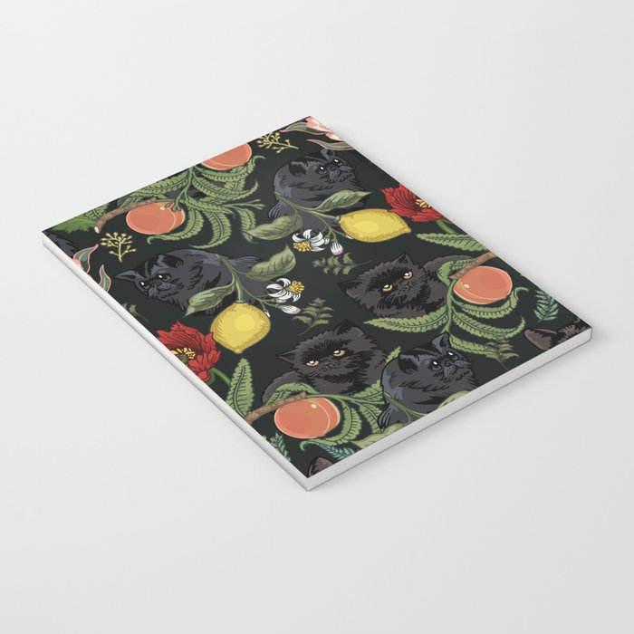 Botanical and Black Cats Notebook Gallery Image 3