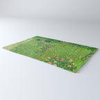 Gustav Klimt "Orchard With Roses" Rug Gallery Image 3
