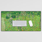 Gustav Klimt "Orchard With Roses" Desk Mat Gallery Image 1
