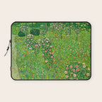 Gustav Klimt "Orchard With Roses" Laptop Sleeve Gallery Image 1