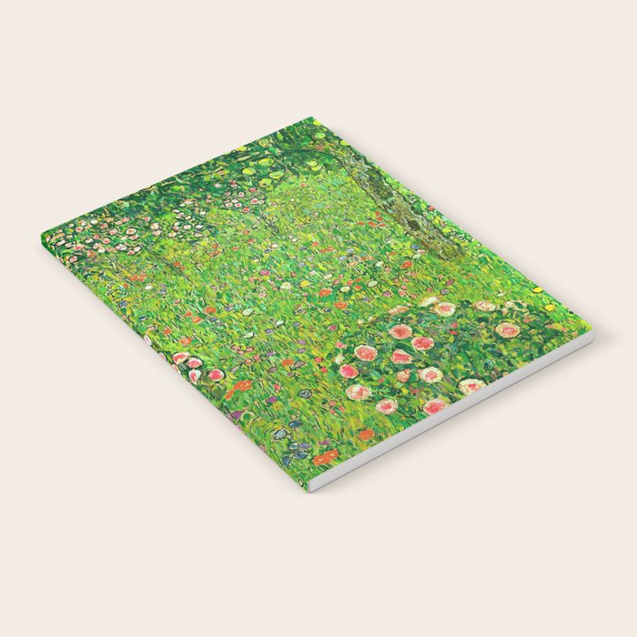 Gustav Klimt "Orchard With Roses" Notebook