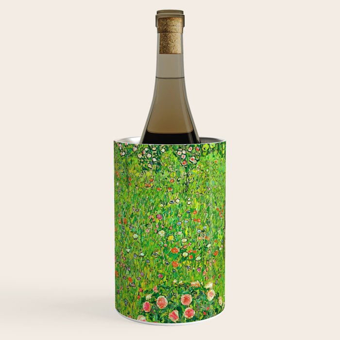 Gustav Klimt "Orchard With Roses" Wine Chiller Gallery Image 3