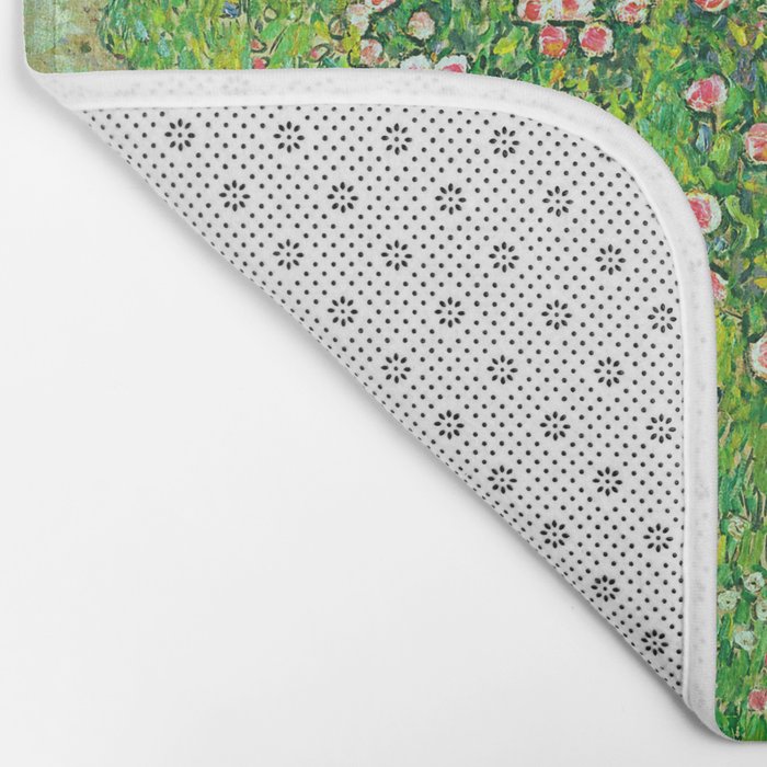 Gustav Klimt "Orchard With Roses" Bath Mat Gallery Image 2