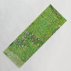 Gustav Klimt "Orchard With Roses" Yoga Mat Gallery Image 1