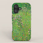 Gustav Klimt "Orchard With Roses" iPhone Case Gallery Image 1