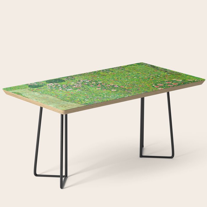 Gustav Klimt "Orchard With Roses" Coffee Table Gallery Image 1