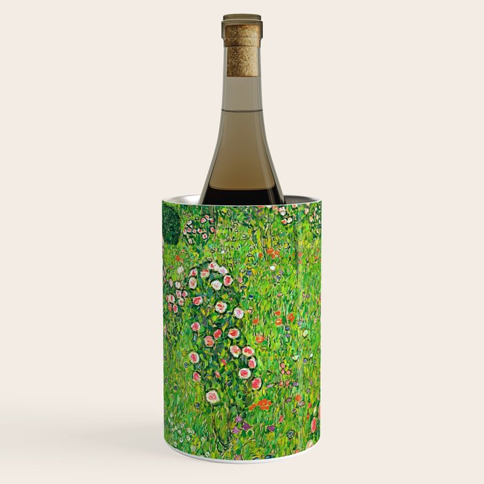 Gustav Klimt "Orchard With Roses" Wine Chiller Gallery Image 1
