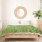 Gustav Klimt "Orchard With Roses" Duvet Cover Gallery Image 3