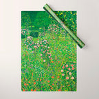 Gustav Klimt "Orchard With Roses" Wrapping Paper Gallery Image 1