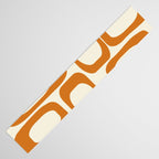 Mid Century Modern Shapes 1970s Orange #society6 #buyart  Table Runner Gallery Image 3