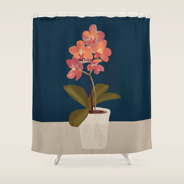 Orchid Shower Curtain Gallery Image 1